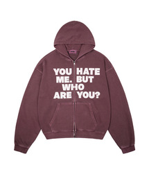NETHERWORLD（ネザーワールド）の「WHO ARE YOU ZIP HOODIE WINE（パーカー）」