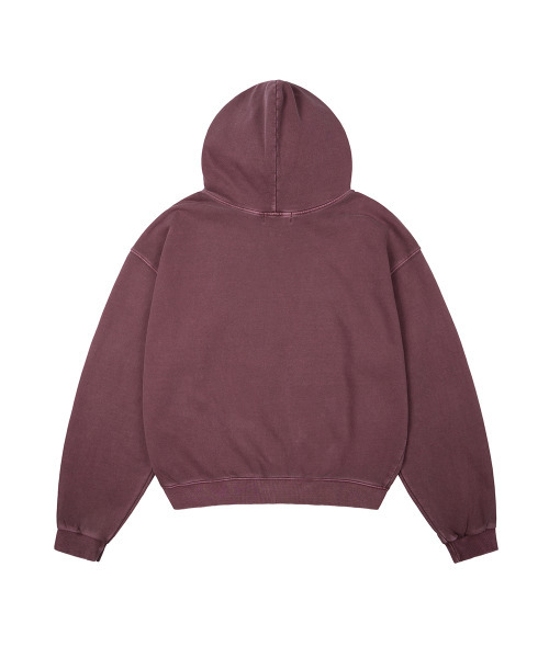 NETHERWORLD(ネザーワールド)の「WHO ARE YOU ZIP HOODIE WINE(パーカー・メンズ・Wine・1/2)」の2枚目の写真