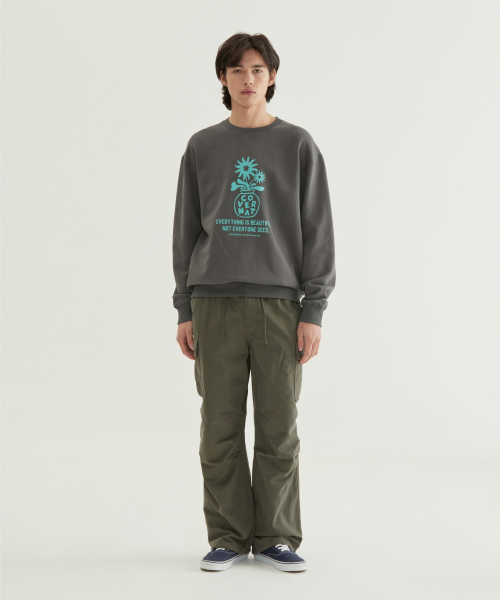 COVERNAT（カバーナット）の「ワイドコットンパラシュートパンツオリーブ（スウェットパンツ・メンズ・その他・SMALL/MEDIUM/LARGE/X-LARGE）」の8枚目の写真