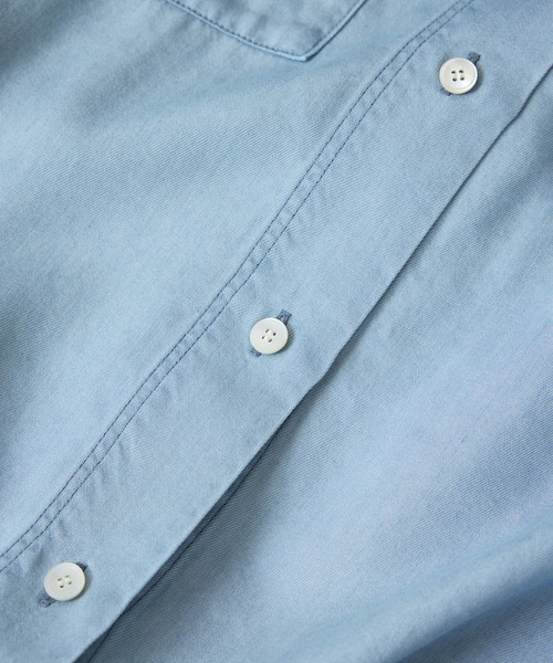 SALON adam et rope'(サロン アダム エ ロペ)の「デニムライクシャツ / セットアップ対応(シャツ/ブラウス・レディース・サックスブルー/ブルー系その他4・FREE)」の20枚目の写真