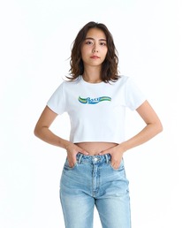 ROXY ウィメンズ AUTHENTIC ROXY Tシャツ 【2026年春夏モデル】/ロキシーショート丈半袖Tシャツ