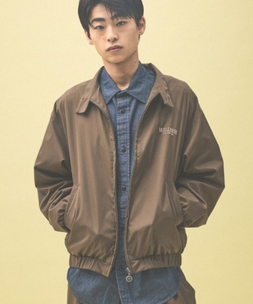 Kappa（カッパ）の「≪Kappa×and ST ウェルネスクラブ≫スイングトップ（その他アウター・レディース・ブラウン系その他/ブラック/チェック・SMALL/MEDIUM/LARGE）」の2枚目の写真