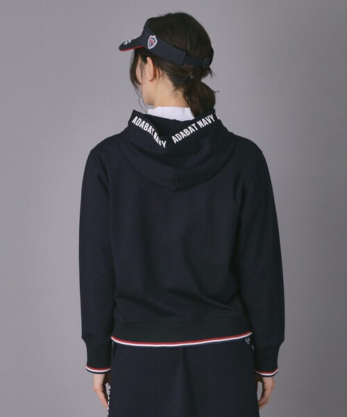 adabat（アダバット）の「【ADABAT NAVY】UVポンチプルオーバーフーディ（パーカー・レディース・グレー/ホワイト/ネイビー・42/40/38）」の12枚目の写真
