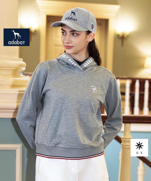 adabat(アダバット)の「【ADABAT NAVY】UVポンチプルオーバーフーディ(パーカー・レディース・グレー/ホワイト/ネイビー・42/40/38)」の21枚目の写真