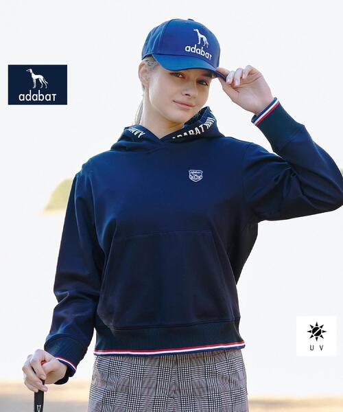 adabat(アダバット)の「【ADABAT NAVY】UVポンチプルオーバーフーディ(パーカー・レディース・グレー/ホワイト/ネイビー・42/40/38)」の22枚目の写真