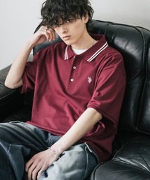 U.S. POLO ASSN.(���[�G�X�|���A�b�X��)�̐V�F�ǉ� U.S. POLO ASSN. �ʒ��R���{ �I�[�o�[�T�C�Y�����|�C���g���S�h�J�V�������|���V���c ���n/���C�����u(�|���V���c)