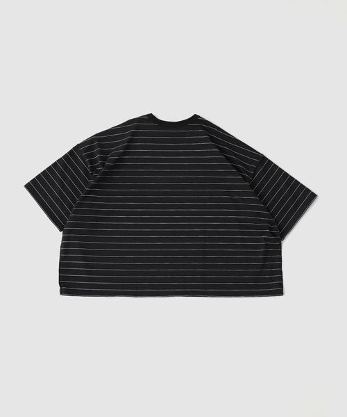 SEEALL(シーオール)の「SEEALL / シーオール GULLIVER T-SHIRTS(Tシャツ/カットソー・メンズ・ブラック/ホワイト・3/2)」の3枚目の写真