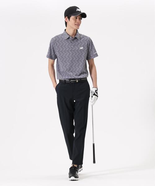 New Balance Golf(ニューバランスゴルフ)の「【new balance golf】ジオメトリック柄 半袖 カラーシャツ (MENS)(ポロシャツ・メンズ・グレー系その他/ブラック・X-LARGE/MEDIUM/LARGE)」の9枚目の写真