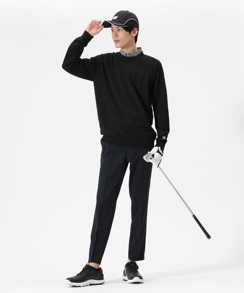 New Balance Golf(ニューバランスゴルフ)の「【new balance golf】ジオメトリック柄 半袖 カラーシャツ (MENS)(ポロシャツ・メンズ・グレー系その他/ブラック・X-LARGE/MEDIUM/LARGE)」の10枚目の写真