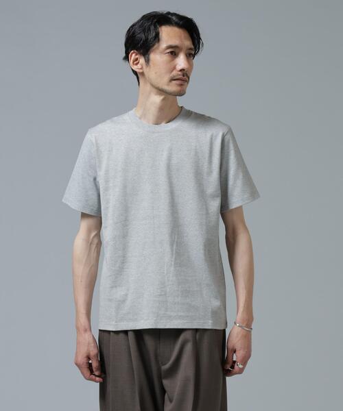 NANO universe(ナノユニバース)の「Anti Soaked(R) 汗染み防止 ミドルウェイト 7.1oz レギュラーシルエットTシャツ(Tシャツ/カットソー・メンズ・トップグレー/ブルー/ブラック/ホワイト・XS/S/M/L/XL/XXL)」の3枚目の写真