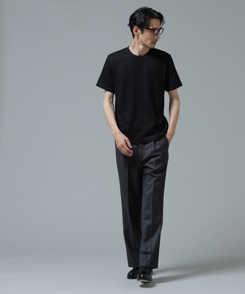 NANO universe(ナノユニバース)の「Anti Soaked(R) 汗染み防止 ミドルウェイト 7.1oz レギュラーシルエットTシャツ(Tシャツ/カットソー・メンズ・トップグレー/ブルー/ブラック/ホワイト・XS/S/M/L/XL/XXL)」の16枚目の写真