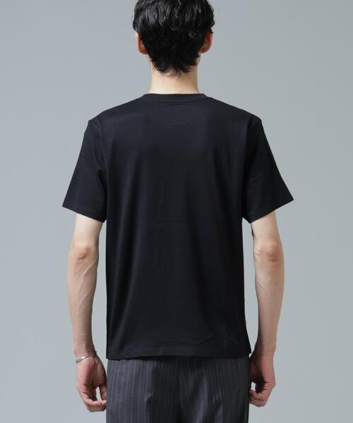 NANO universe(ナノユニバース)の「Anti Soaked(R) 汗染み防止 ミドルウェイト 7.1oz レギュラーシルエットTシャツ(Tシャツ/カットソー・メンズ・トップグレー/ブルー/ブラック/ホワイト・XS/S/M/L/XL/XXL)」の20枚目の写真
