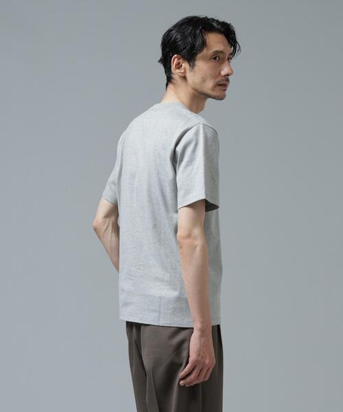 NANO universe(ナノユニバース)の「Anti Soaked(R) 汗染み防止 ミドルウェイト 7.1oz レギュラーシルエットTシャツ(Tシャツ/カットソー・メンズ・トップグレー/ブルー/ブラック/ホワイト・XS/S/M/L/XL/XXL)」の20枚目の写真