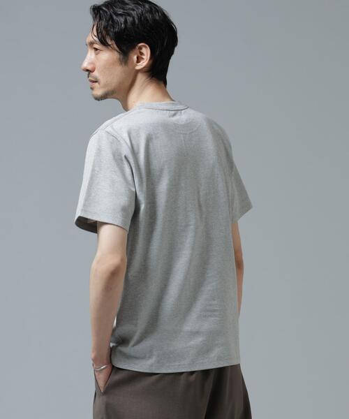 NANO universe(ナノユニバース)の「Anti Soaked(R) 汗染み防止 ミドルウェイト 7.1oz レギュラーシルエットTシャツ(Tシャツ/カットソー・メンズ・トップグレー/ブルー/ブラック/ホワイト・XS/S/M/L/XL/XXL)」の21枚目の写真