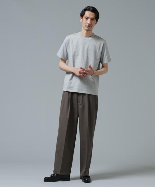NANO universe(ナノユニバース)の「Anti Soaked(R) 汗染み防止 ミドルウェイト 7.1oz レギュラーシルエットTシャツ(Tシャツ/カットソー・メンズ・トップグレー/ブルー/ブラック/ホワイト・XS/S/M/L/XL/XXL)」の22枚目の写真
