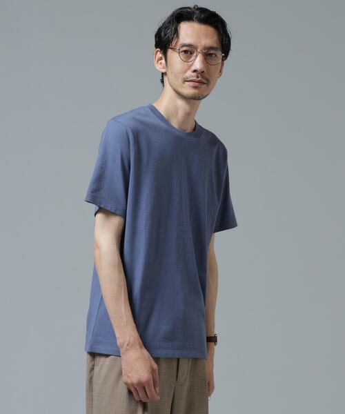 NANO universe(ナノユニバース)の「Anti Soaked(R) 汗染み防止 ミドルウェイト 7.1oz レギュラーシルエットTシャツ(Tシャツ/カットソー・メンズ・トップグレー/ブルー/ブラック/ホワイト・XS/S/M/L/XL/XXL)」の5枚目の写真