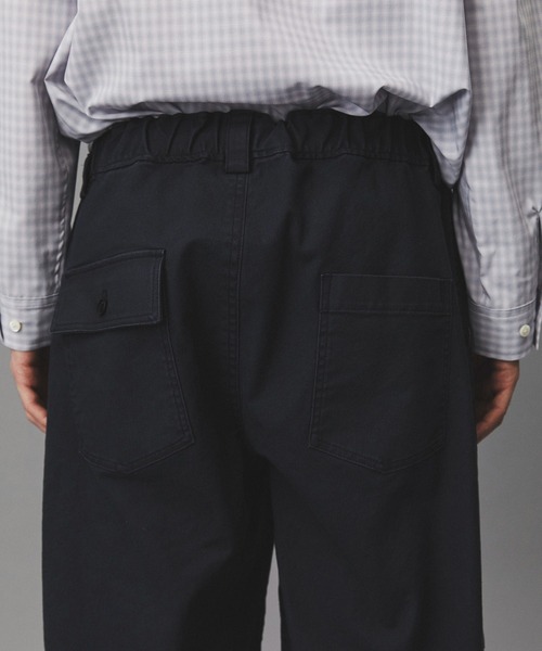 PUBLIC TOKYO（パブリックトウキョウ）の「コットンサージベイカーパンツ /春服/ワイド（カーゴパンツ・メンズ・カーキ/ネイビー・2/1）」の22枚目の写真