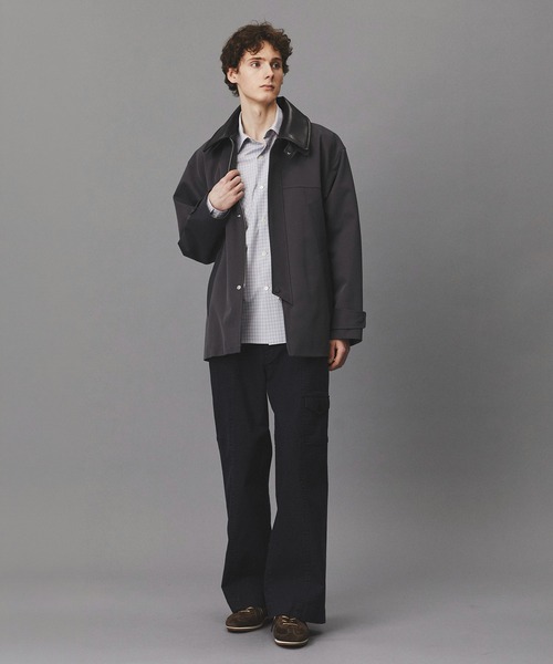 PUBLIC TOKYO（パブリックトウキョウ）の「コットンサージベイカーパンツ /春服/ワイド（カーゴパンツ・メンズ・カーキ/ネイビー・2/1）」の5枚目の写真