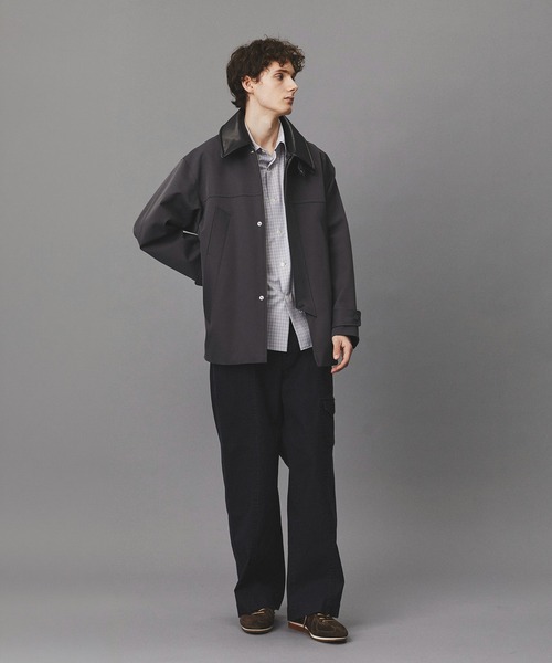 PUBLIC TOKYO（パブリックトウキョウ）の「コットンサージベイカーパンツ /春服/ワイド（カーゴパンツ・メンズ・カーキ/ネイビー・2/1）」の6枚目の写真