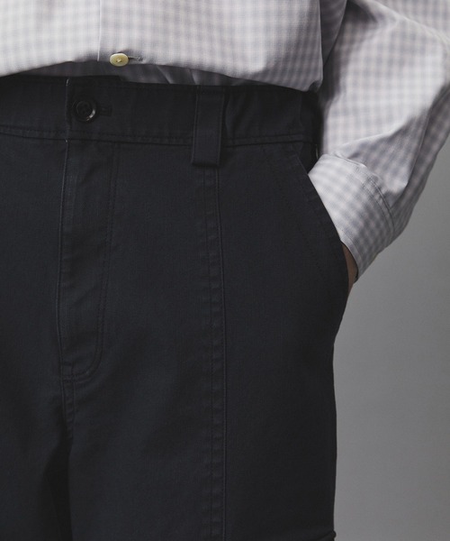 PUBLIC TOKYO（パブリックトウキョウ）の「コットンサージベイカーパンツ /春服/ワイド（カーゴパンツ・メンズ・カーキ/ネイビー・2/1）」の21枚目の写真