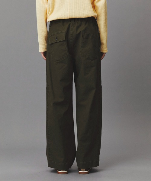 PUBLIC TOKYO（パブリックトウキョウ）の「コットンサージベイカーパンツ /春服/ワイド（カーゴパンツ・メンズ・カーキ/ネイビー・2/1）」の15枚目の写真