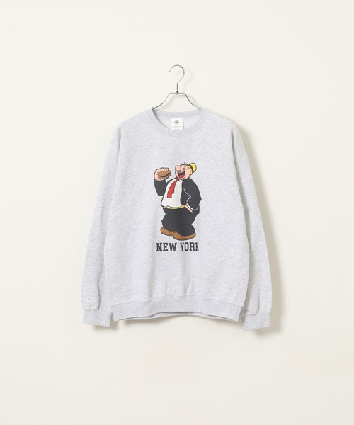 Goodwear(グッドウェア)の「POPEYE PT CREW SWEAT スウェットトレーナー(スウェット・メンズ・ホワイト系/ライトグレー系/サックスブルー系/ライトグレー/ホワイト系その他/オレンジ系/ホワイト/ライトブルー/オレンジ・M/XL/L)」の20枚目の写真