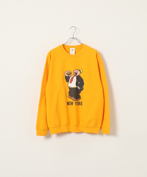 Goodwear(グッドウェア)の「POPEYE PT CREW SWEAT スウェットトレーナー(スウェット・メンズ・ホワイト系/ライトグレー系/サックスブルー系/ライトグレー/ホワイト系その他/オレンジ系/ホワイト/ライトブルー/オレンジ・M/XL/L)」の22枚目の写真