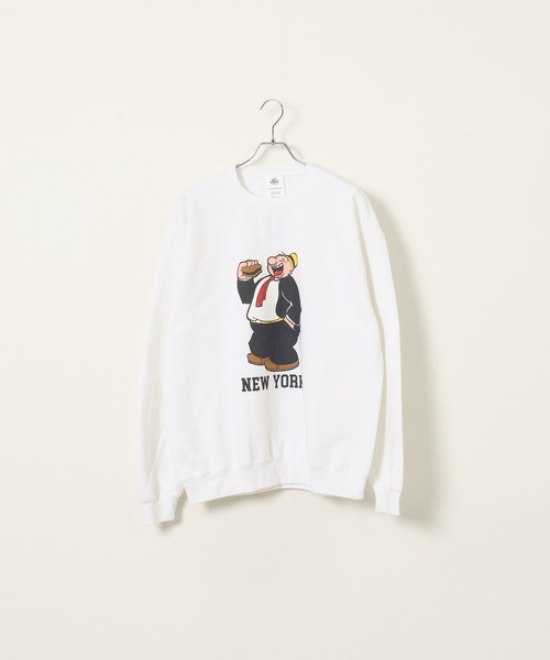 Goodwear(グッドウェア)の「POPEYE PT CREW SWEAT スウェットトレーナー(スウェット・メンズ・ホワイト系/ライトグレー系/サックスブルー系/ライトグレー/ホワイト系その他/オレンジ系/ホワイト/ライトブルー/オレンジ・M/XL/L)」の19枚目の写真