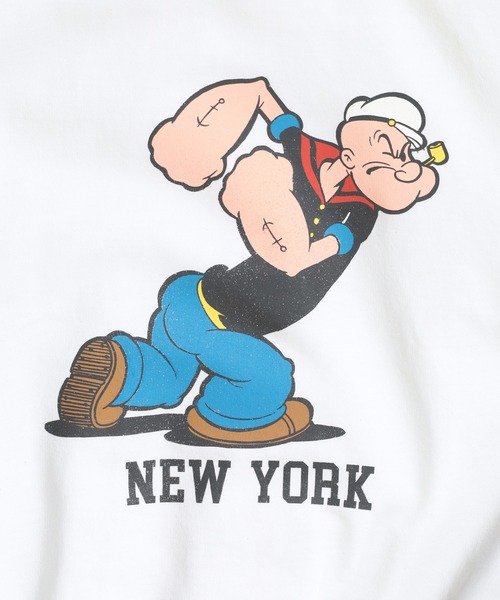 Goodwear(グッドウェア)の「POPEYE PT CREW SWEAT スウェットトレーナー(スウェット・メンズ・ホワイト系/ライトグレー系/サックスブルー系/ライトグレー/ホワイト系その他/オレンジ系/ホワイト/ライトブルー/オレンジ・M/XL/L)」の13枚目の写真