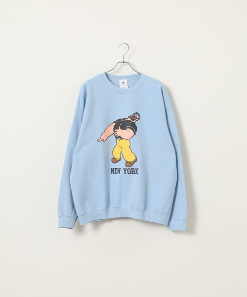 Goodwear(グッドウェア)の「POPEYE PT CREW SWEAT スウェットトレーナー(スウェット・メンズ・ホワイト系/ライトグレー系/サックスブルー系/ライトグレー/ホワイト系その他/オレンジ系/ホワイト/ライトブルー/オレンジ・M/XL/L)」の17枚目の写真