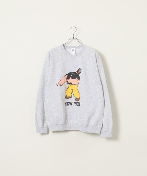 Goodwear(グッドウェア)の「POPEYE PT CREW SWEAT スウェットトレーナー(スウェット・メンズ・ホワイト系/ライトグレー系/サックスブルー系/ライトグレー/ホワイト系その他/オレンジ系/ホワイト/ライトブルー/オレンジ・M/XL/L)」の15枚目の写真