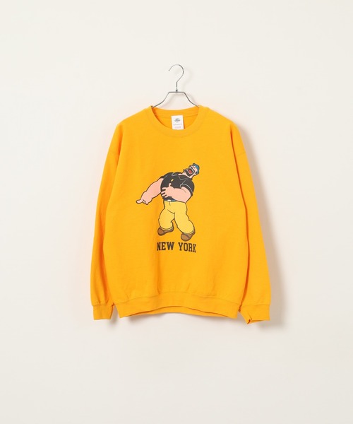 Goodwear(グッドウェア)の「POPEYE PT CREW SWEAT スウェットトレーナー(スウェット・メンズ・ホワイト系/ライトグレー系/サックスブルー系/ライトグレー/ホワイト系その他/オレンジ系/ホワイト/ライトブルー/オレンジ・M/XL/L)」の16枚目の写真