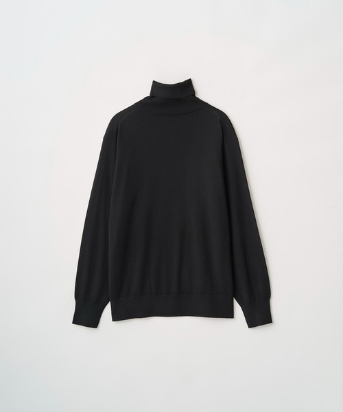 Juha（ユハ）の「STRUCTURED TURTLENECK KNIT（ニット/セーター・メンズ・ネイビー/レッド/ブラウン/ブラック・4/3）」の14枚目の写真