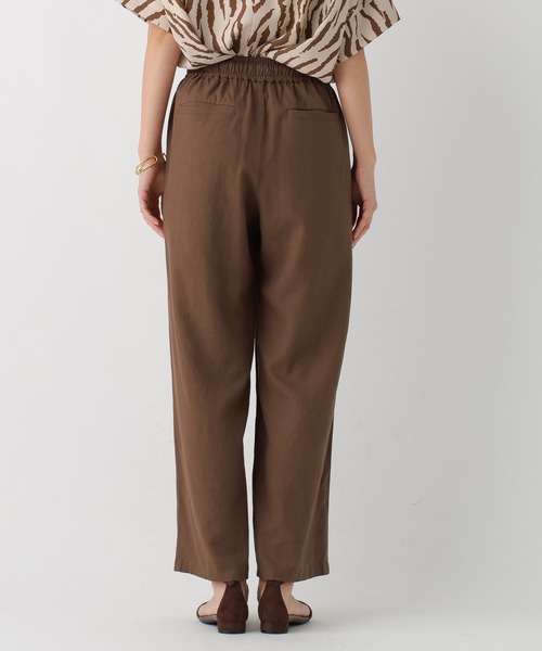 Elura（エルーラ）の「リネンブレンドワイドパンツ＜低身長サイズあり＞/659648（その他パンツ・レディース・グリーン/チャコールグレー/ライトピンク/ブラウン・FREE(S)/MEDIUM/LARGE/SMALL）」の22枚目の写真