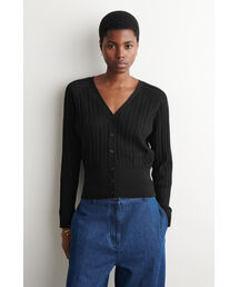 COS（コス）の「透かし編みニット コットンカーディガン（カーディガン/ボレロ）」