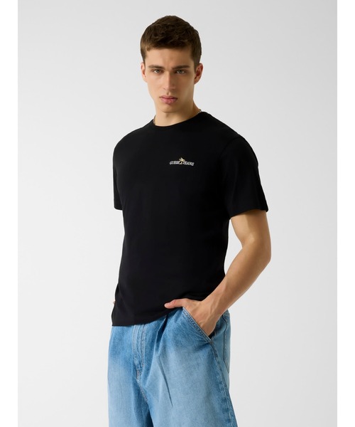 GUESS JEANS（ゲスジーンズ）の「GUESS JEANS NAUTICAL Tee（Tシャツ/カットソー・メンズ・ホワイト/ブラック・SMALL/MEDIUM/LARGE/X-LARGE/XX-LARGE）」の2枚目の写真