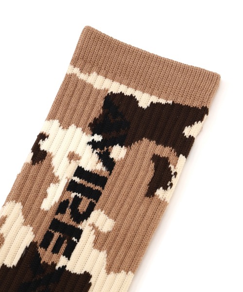 AVIREX（アヴィレックス）の「CAMOUFLAGE SOCKS 2PACK‐SET / カモフラージュ ソックス / AVIREX / アヴィレックス（ソックス/靴下・メンズ・カモフラージュ・FREE）」の4枚目の写真