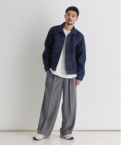 Levi's（リーバイス）の「Levi's(リーバイス)ＴＹＰＥ２トラッカー（デニムジャケット・メンズ・ダークインディゴブルー・S/M/L）」の5枚目の写真