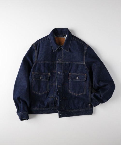 Levi's（リーバイス）の「Levi's(リーバイス)ＴＹＰＥ２トラッカー（デニムジャケット・メンズ・ダークインディゴブルー・S/M/L）」の3枚目の写真