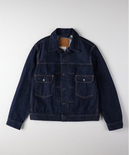 Levi's（リーバイス）の「Levi's(リーバイス)ＴＹＰＥ２トラッカー（デニムジャケット・メンズ・ダークインディゴブルー・S/M/L）」の2枚目の写真