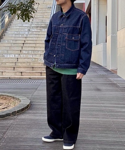 Levi’s リーバイス デニムワークジャケット L フェード◎ セール】【Levi's】TYPE 2 トラッカージャケット (デニムジャケット