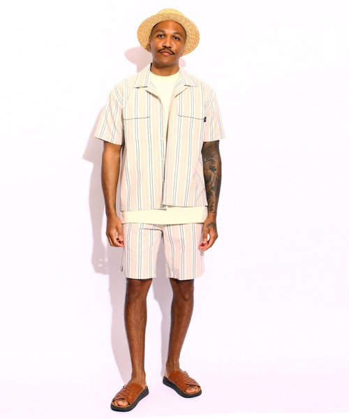 ROTAR（ローター）の「Native Stripes Easy Shorts（チノパンツ・メンズ・ブルー/ピンク/ブラック・MEDIUM/LARGE/X-LARGE）」の6枚目の写真