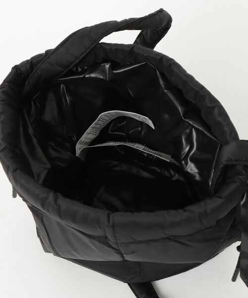 styles（スタイルス）の「TAION BASIC DRAW STRING DOWN BAG-S TAION-DST01-S（ショルダーバッグ・メンズ・ブラック・ONE SIZE）」の4枚目の写真
