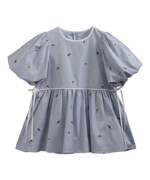 Fit more(フィットモア)の「バルーン袖フルーツ刺繍ペプラムトップス(その他トップス・レディース・ブルー/ピンク/ホワイト・FREE)」の22枚目の写真