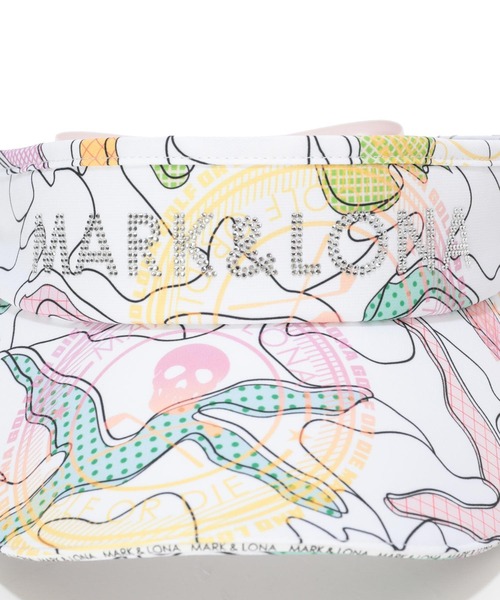 MARK & LONA(マークアンドロナ)の「Axon Camo Wide Brim Visor | WOMEN(サンバイザー・レディース・ホワイト・FREE)」の7枚目の写真
