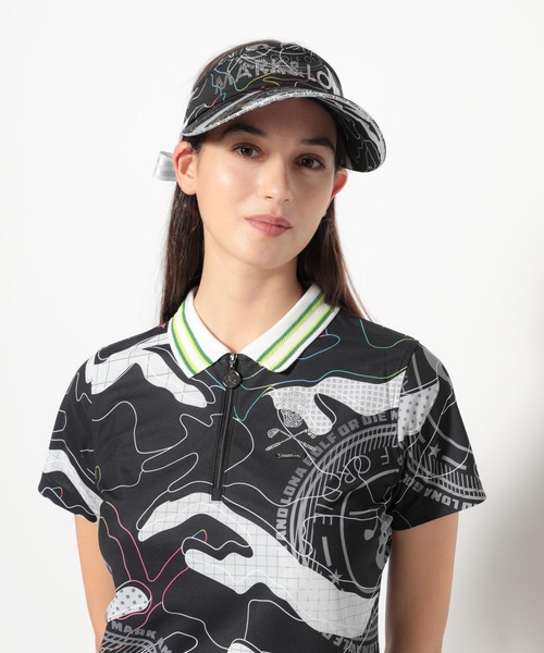 MARK & LONA(マークアンドロナ)の「Axon Camo Wide Brim Visor | WOMEN(サンバイザー・レディース・ホワイト・FREE)」の3枚目の写真