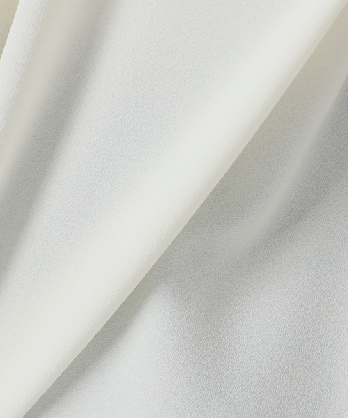 La TOTALITE（ラトータリテ）の「【洗える】スキッパーカラーフレンチシャツ（シャツ/ブラウス・レディース・ホワイト/ネイビー/バーガンディー・FREE）」の6枚目の写真