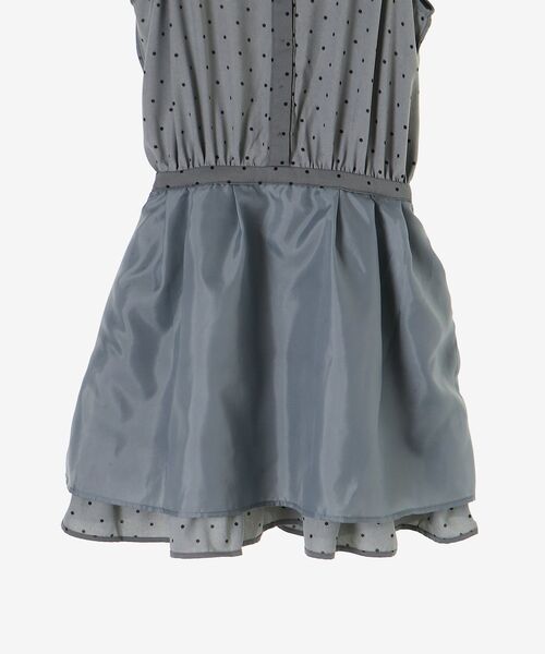 MAJESTIC LEGON（マジェスティックレゴン）の「肩あきリボンタイセットミニワンピ（ワンピース・レディース・グレー系その他/ホワイト系その他2・MEDIUM）」の10枚目の写真