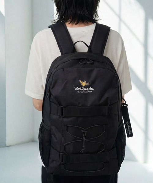 Mark Gonzales（マーク・ゴンザレス）の「【Mark Gonzales/マーク ゴンザレス】アートワークデザインコレクション Wクリップパック バックパック（バックパック/リュック・メンズ・ブラック系2/ブラック系1・FREE）」の5枚目の写真