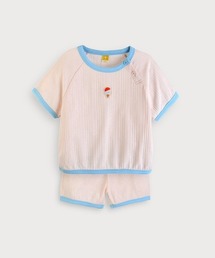 moimoln（モイモルン）の「【SOFT&】【セットアップ】サマー半袖トップス＆ショートパンツ（セットアップ）」